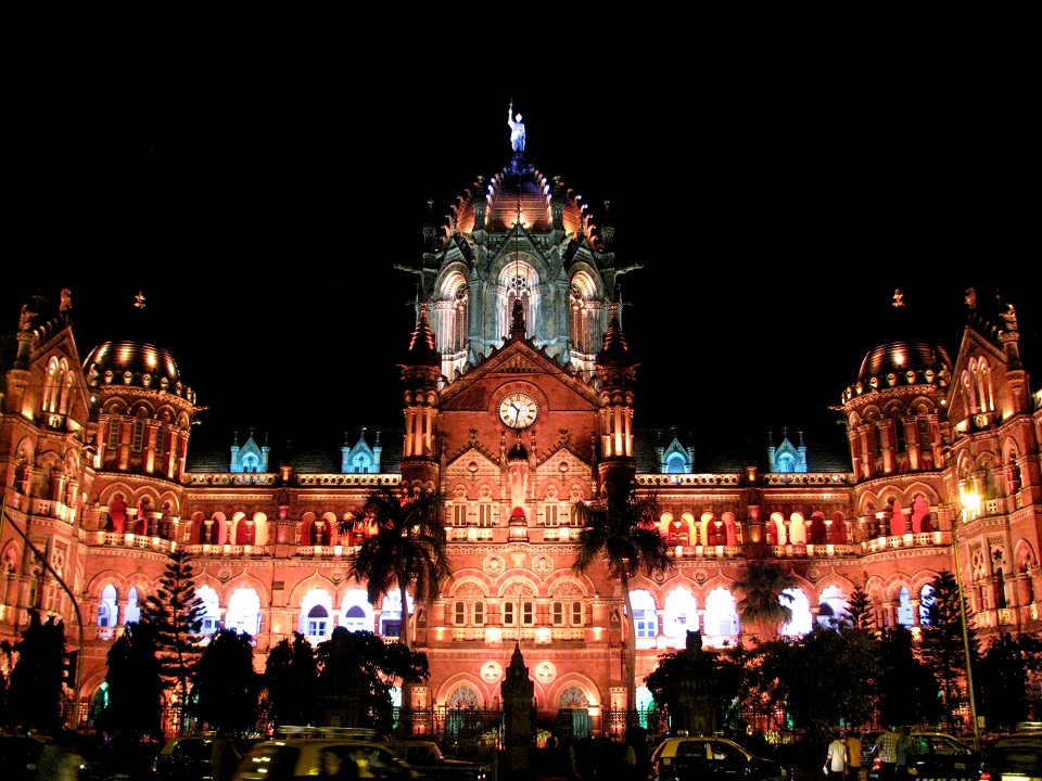 office building in night